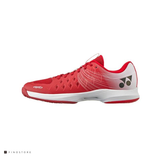 ヨネックス テニスシューズ オムニ・クレーコート用 パワークッションエアラスダッシュ 4 GC（YONEX POWER CUSHION AERUS DASH 4 GC）SHTAD4GC 114 ユニセックス WHITE/RED_1