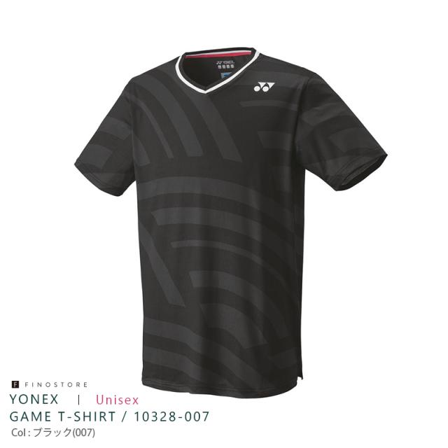 【メール便発送】ヨネックス ゲームシャツ（フィットスタイル） （YONEX GAME T-SHIRT）10328-007 ユニセックス
