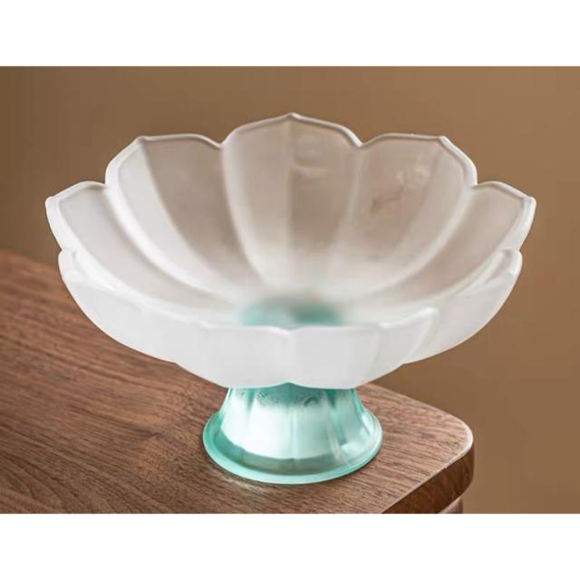 A034908高級果物皿．盛り皿 お菓子皿、フルーツプレート、花柄豪華〜果物カゴ お菓子鉢