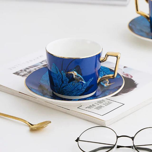 A034916ティー・コーヒーカップセット カップ＆ソーサー4客セット