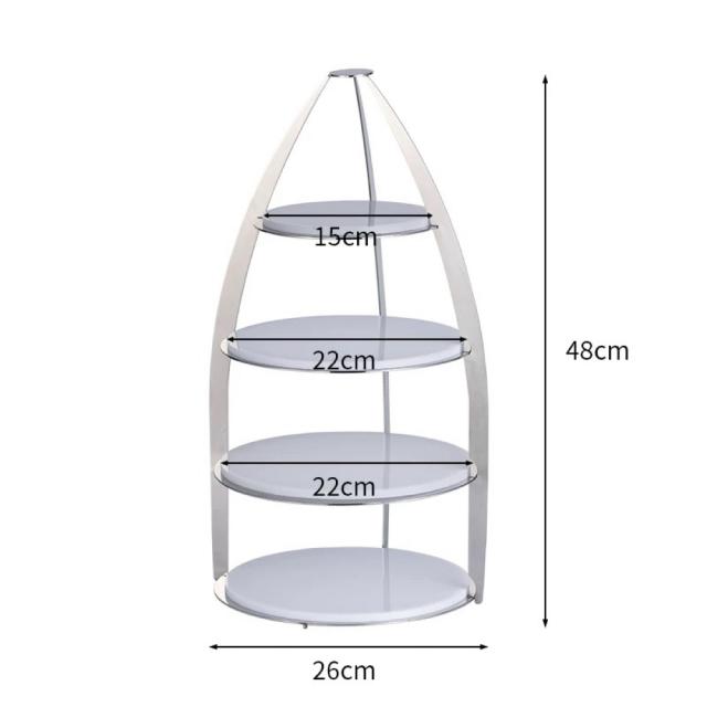 A034951高級ケーキスタンド プレート4段セット アフタヌーンティー
