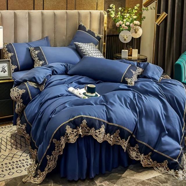 A035064ベッド用品4点セットボックスシーツ ベッドカバー マットレスカバー掛け布団カバー