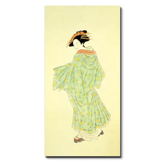 A035129美人掛絵アートパネル和風アートフレーム 絵画 絵 壁画 壁掛け パネルインテリア