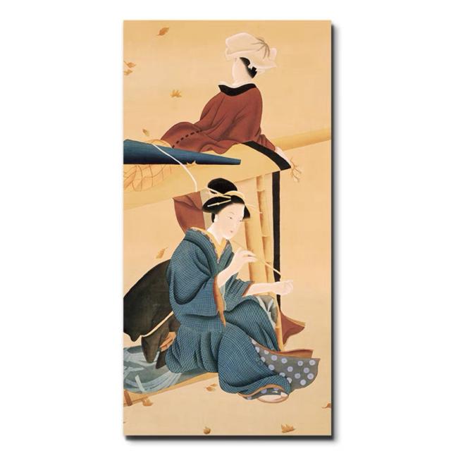 A036406美人掛絵アートパネル和風アートフレーム 絵画 絵 壁画 壁掛け パネルインテリア