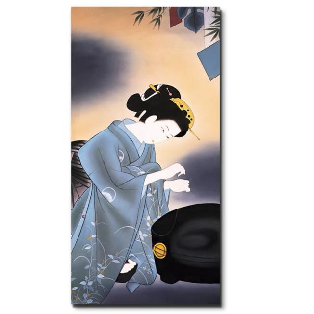 A036418美人掛絵アートパネル和風アートフレーム 絵画 絵 壁画 壁掛け パネルインテリア