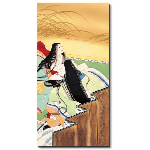 A036419美人掛絵アートパネル和風アートフレーム 絵画 絵 壁画 壁掛け パネルインテリア