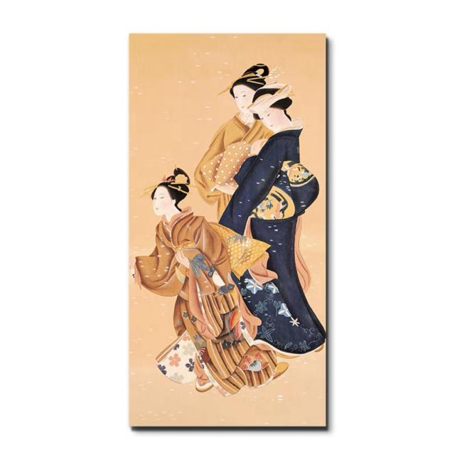 A036422美人掛絵アートパネル和風アートフレーム 絵画 絵 壁画 壁掛け パネルインテリア