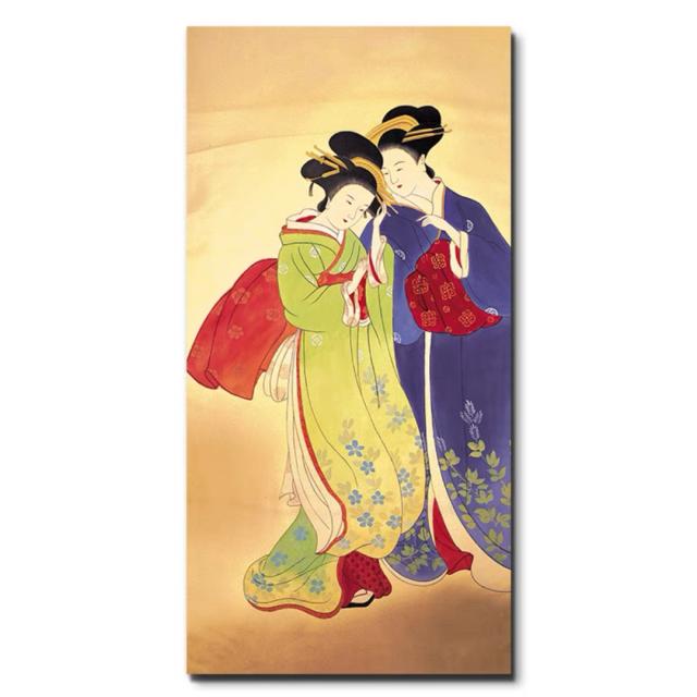 A036426美人掛絵アートパネル和風アートフレーム 絵画 絵 壁画 壁掛け パネルインテリア