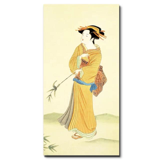 A036428美人掛絵アートパネル和風アートフレーム 絵画 絵 壁画 壁掛け パネルインテリア