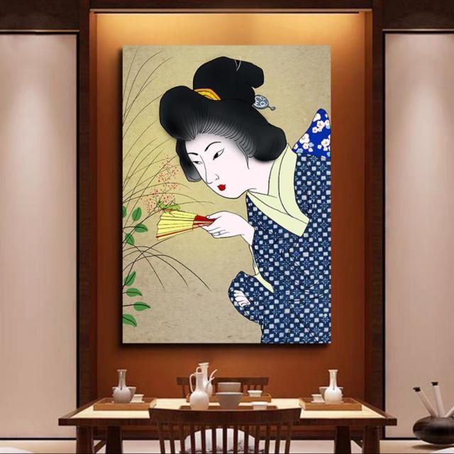 A036440美人掛絵アートパネル和風アートフレーム 絵画 絵 壁画 壁掛け パネルインテリア