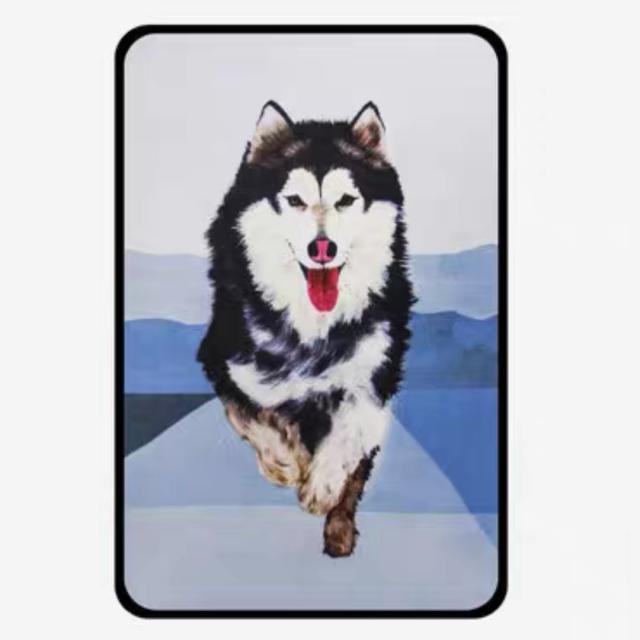 A036494ラグマット リビングマット 玄関マット お風呂マット 犬柄雑貨 イヌ　ワンちゃん