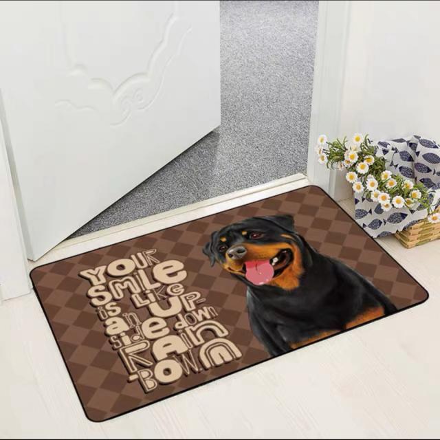 ラグマット リビングマット 玄関マット お風呂マット 犬柄雑貨 イヌ　ワンちゃん ウエスト犬 ラグマット リビングマット 玄関マット お風呂マット 犬柄