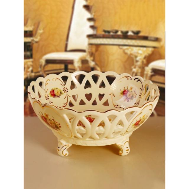 高級果物皿　盛り皿 お菓子皿、フルーツプレート 花柄豪華〜果物カゴ お菓子鉢 楽天市場】A006178高級果物皿 盛り皿 お菓子皿、フルーツ