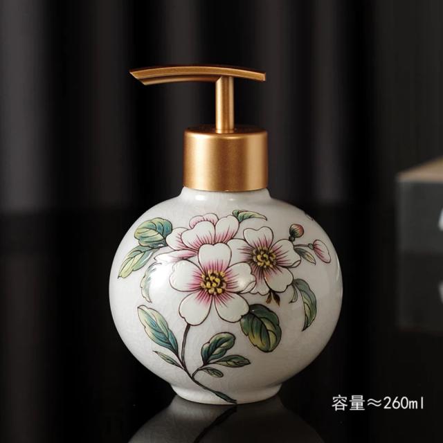 A034195洗面用品 サニタリー5点セットディスペンサー 歯ブラシスタンド