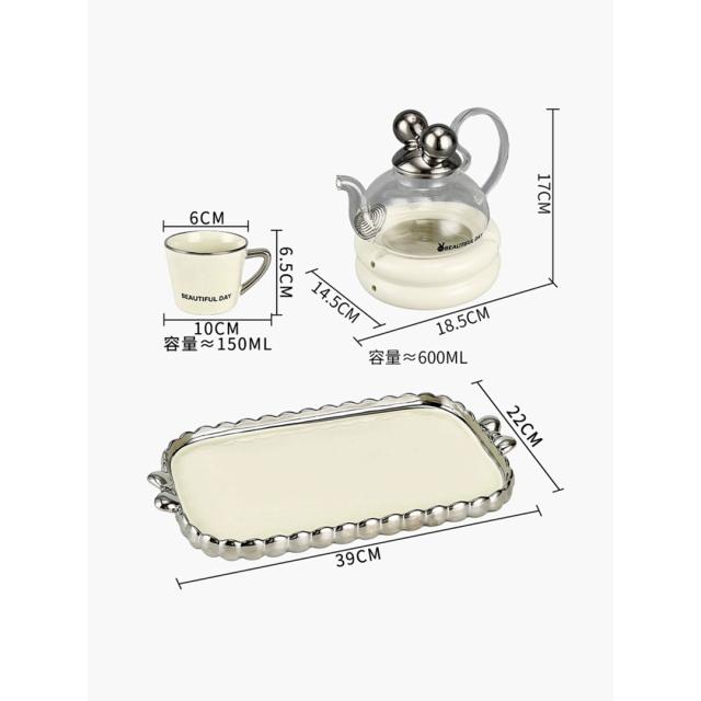 A034221高級果物皿．盛り皿 お菓子皿、フルーツプレート、花柄豪華〜果物カゴ お菓子鉢