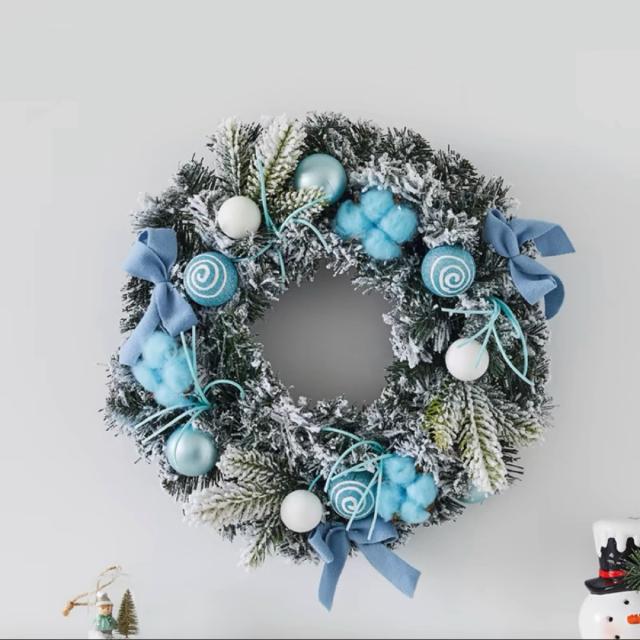 クリスマスリース クリスマススワッグ　 壁飾り 人工造花 デラックスリース 