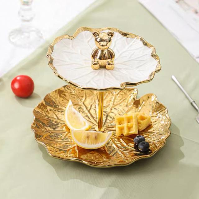 チッペンデールのケーキスタンド 2段 QUEEN ANNE】 チッペンデールの