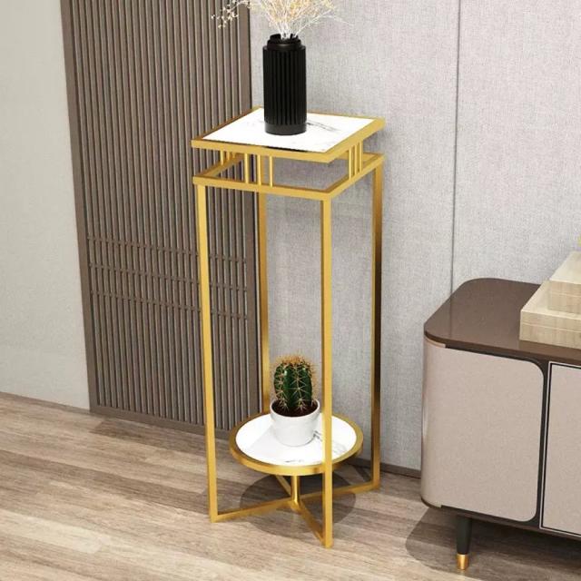 高級サイドテーブル ．大理石コンソールテーブル ．玄関テーブル 花台