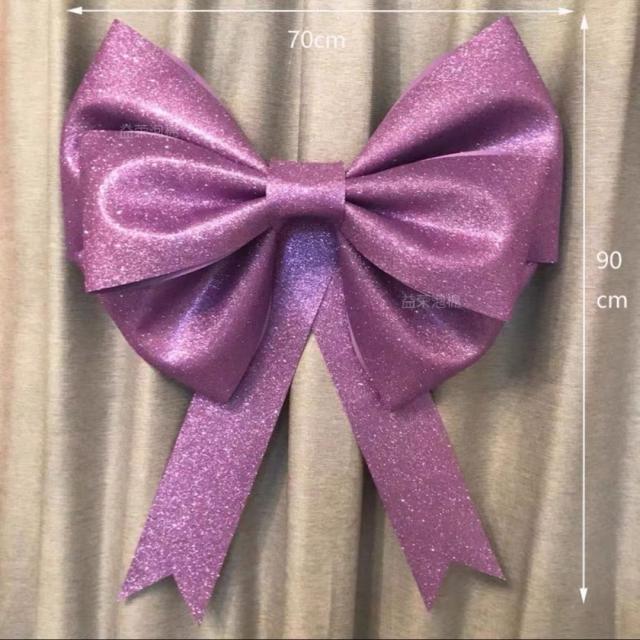 70cmビッグリボン大型リボン立体型リボン納車式クリスマス飾り 結婚式 装飾