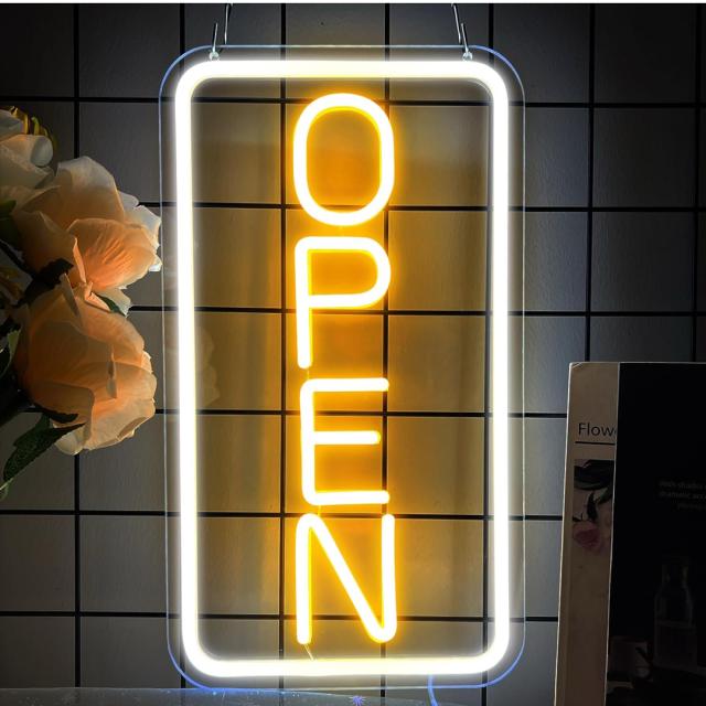 壁掛けOPENネオンサイン ネオン看板LEDネオン管 インテリアライト店舗看板