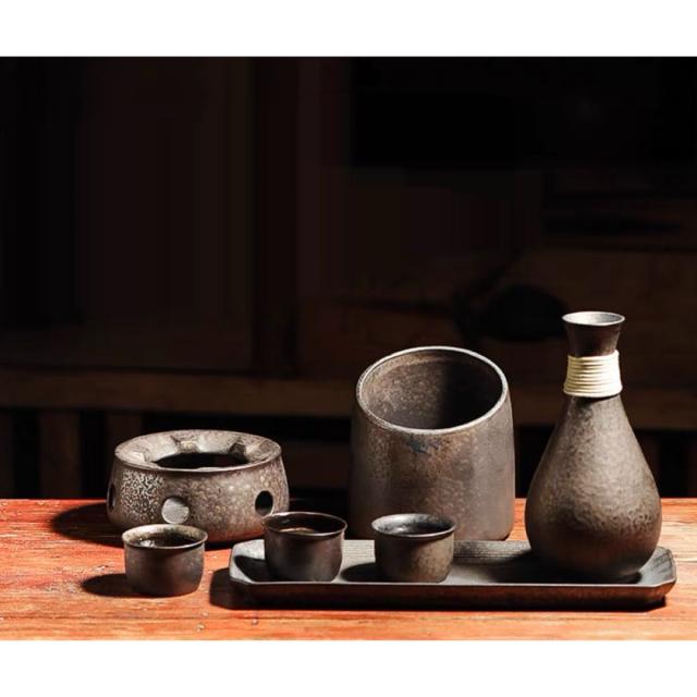 酒器 徳利 熱燗 焼酎 日本酒 清酒 食器 陶器 酒燗器 保温器 温燗 おちょこ