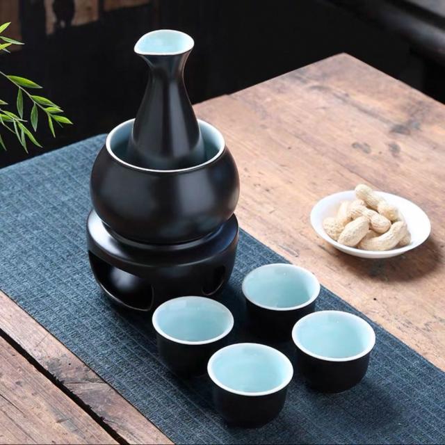 酒器 徳利 熱燗 焼酎 日本酒 清酒 食器 陶器 酒燗器 保温器 温燗 おちょこ