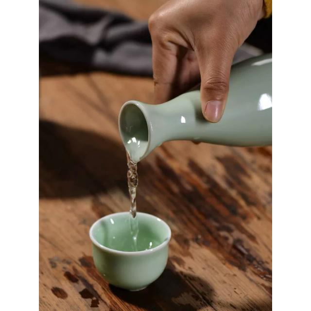 酒器 徳利 熱燗 焼酎 日本酒 清酒 食器 陶器 酒燗器 保温器 温燗 おちょこ_3