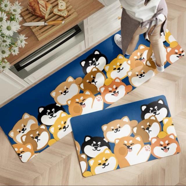 柴犬ラグマット【日本製】 ポイント3倍☆〜11⁄9 23:59迄 ラグ ラグマット マット