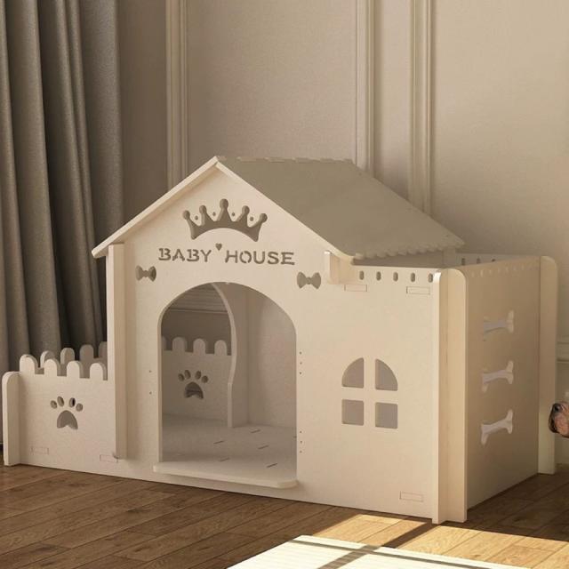 犬小屋 別荘 ペット ハウス ワンゲージ ウッドハウス ドッグハウス ペット部屋_5