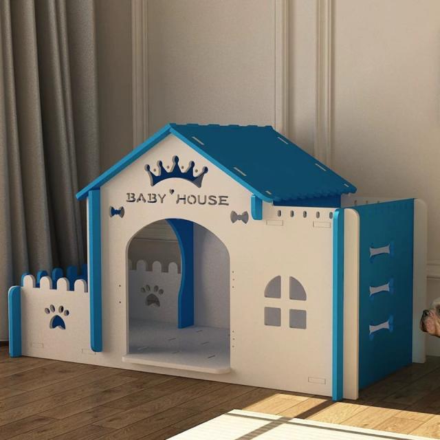 犬小屋 別荘 ペット ハウス ワンゲージ ウッドハウス ドッグハウス ペット部屋_6