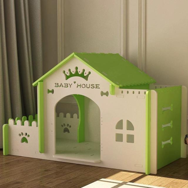 犬小屋 別荘 ペット ハウス ワンゲージ ウッドハウス ドッグハウス ペット部屋_8