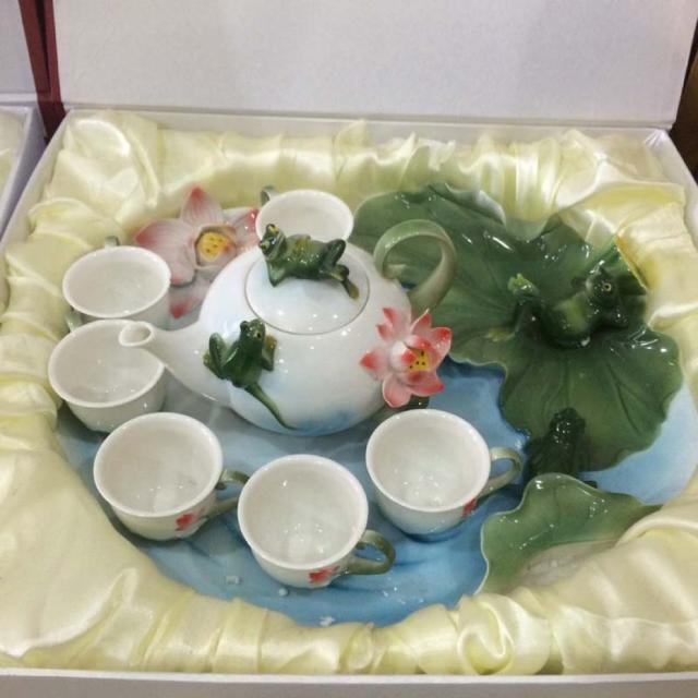 4客茶器揃 湯呑 急須 ポット 茶器セット ティーセット~_1