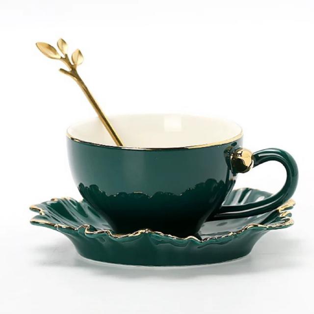 ティー・コーヒーカップセット カップ4客セット 陶磁器ティーセット_4