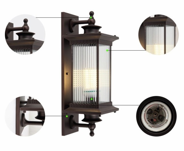 OU 25壁掛け照明 壁掛け灯 インテリア照明 玄関灯 ．アンティーク 外灯