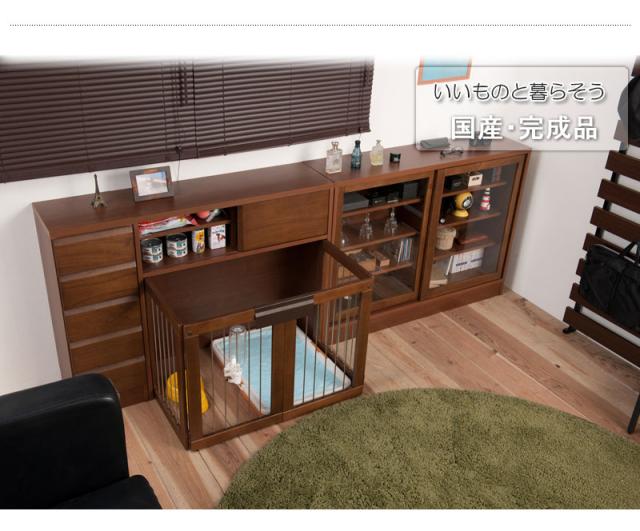 天然木桐　カウンター下幅30チェスト 組立不要_14