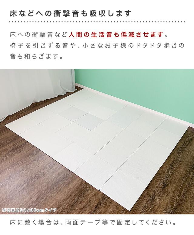 防音マット 80cm 60cm 12枚 防音パネル 吸音パネル 断熱パネル 吸音マット 断熱マット DIY 高密度 フェルト 吸音 防音 断熱 賃貸 マンション 訳あり 床 壁 貼るだけ 断熱材 冬は暖かく 夏は涼しく 冷房 暖房 効率アップ 節電 オンライン授業 オンライン会議 byt1010046x12_12