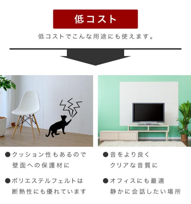 防音マット 80cm 60cm 12枚 防音パネル 吸音パネル 断熱パネル 吸音マット 断熱マット DIY 高密度 フェルト 吸音 防音 断熱 賃貸 マンション 訳あり 床 壁 貼るだけ 断熱材 冬は暖かく 夏は涼しく 冷房 暖房 効率アップ 節電 オンライン授業 オンライン会議 byt1010046x12_14