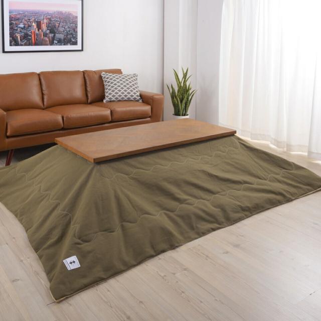 薄掛コタツ布団 長方形 こたつ布団 こたつ掛布団 長方形 サイズ約190?230 撥水加工 シンプル 和室 リビン おしゃれ フリース 薄掛けこたつ布団 グレー カーキ ベージュ