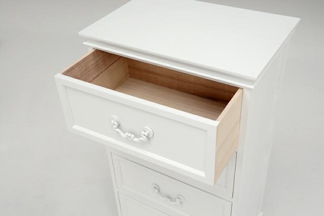 チェスト 4段 白 エレガント 引き出し 幅50 エレガント白家具 【公式通販】