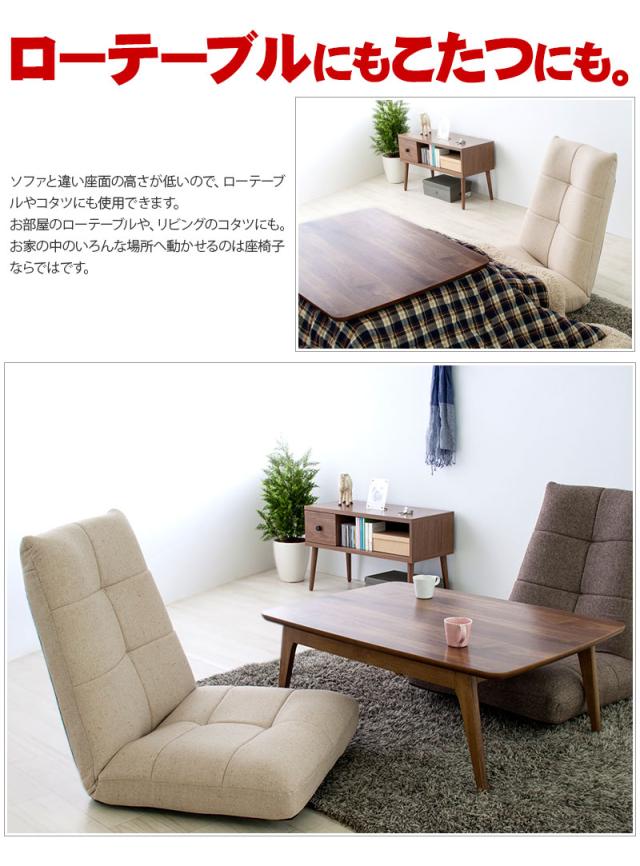パーティー フロアソファ 座椅子 椅子 chair リラックスチェア フロア チェアー 座イス チェア リラックスチェアー 布地 リクライニングチェアー 父の日 プレゼント ギフト 新生活 組立不要_5
