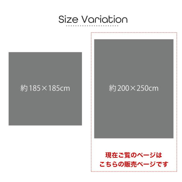 ラグ 200×250cm 肌触り モチモチ ファブリック　mou（ムー）_9