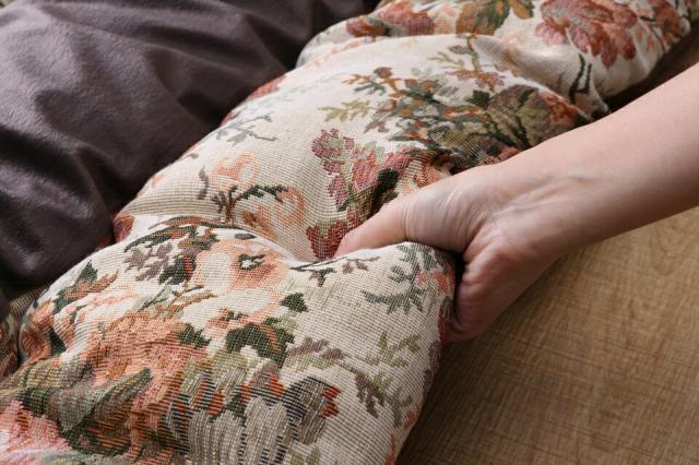 こたつ布団 日本製 正方形 エレガンス柄 省エネ ベージュ 約205×205cm こたつ布団 こたつ用 お洒落 オシャレ 居間 リビング用 あったか 温か 冬 こたつぶとん こたつ布団 ふかふか ふっくら コタツ布団 リビング 暖房器具 エコ 省エネ