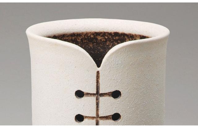 傘立て 信楽焼き ツートンカット 幅24.5 高さ47 しがらき カサ立て 陶器傘立 玄関 信楽焼 お洒落 おしゃれ 陶器 和風 モダン インテリア 和雑貨 送料込み 新生活 NHK 連続テレビ小説 スカーレット