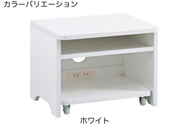 枕元テーブル 収納付き 幅40cm 高さ30cm 白 ナチュラル 寝室用 ワゴン 天板は角は丸い 安心 2口コンセント付き 収納 棚 ベッドサイドラック 収納ラック キャスター 小 ベッドサイドテーブル 充電器やスマホの置き場所に 小型 サイドテーブル ナイトテーブル/通販/送料無料_12