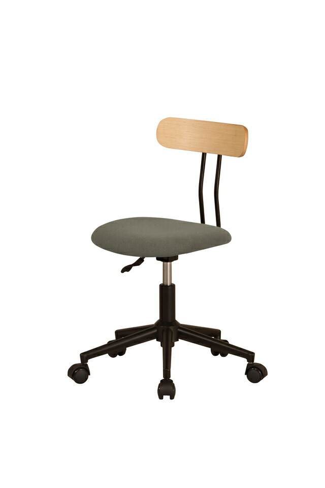 プティ シンプル モダン オフィス 事務用 在宅ワーク テレワーク キャスター付き キャスター チェア 家具 チェア デスクチェア グレー アの通販は 11,534円