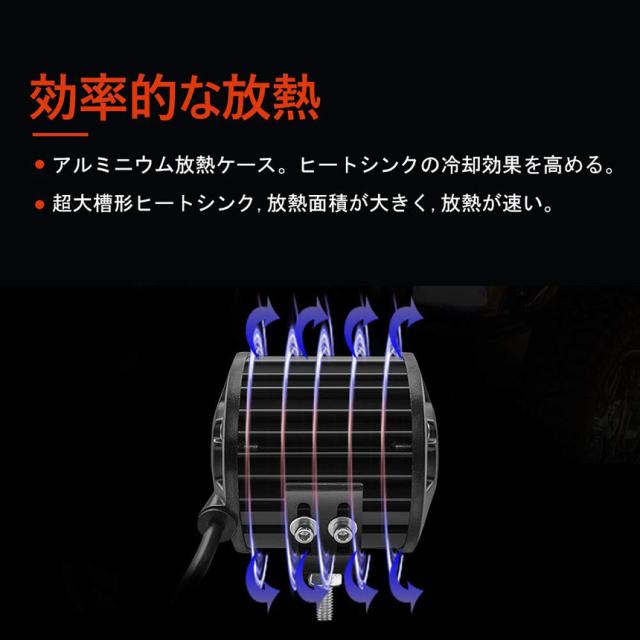 作業灯 60W LED ワークライト 6個セット 狭角30度 フラッドライト 12V-24V対応 汎用 車外灯 4インチ 角形 6000K ホワイト 夜釣り 夜間作業 トラクター用 LEDワークライト 新設計 防水 防塵 耐衝撃 長寿命 車外灯 機械 オートバイ 自動車 トラック用品 汎用作業灯の通販は