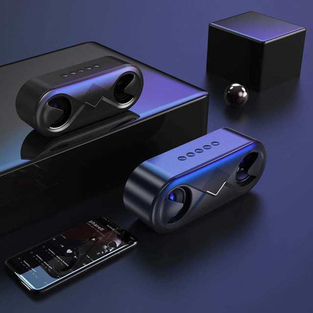 bluetooth5.0 スピーカー ワイヤレススピーカー マイク搭載 高