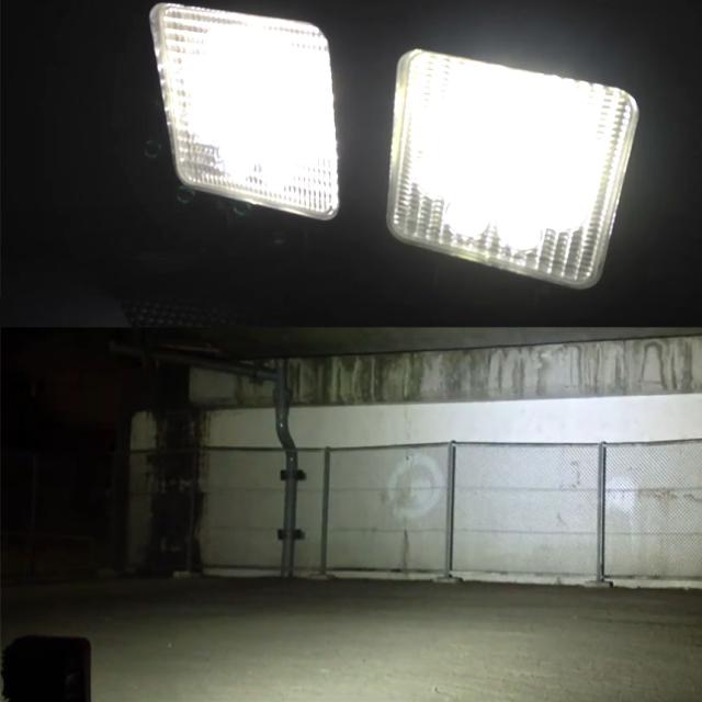 27W LED作業灯 ワークライト デッキライト 8個セット LED投光器 27w 12v 24v 兼用 防水 防塵 防震 取付け自由 省エネルギー コンボビーム 集光 投光両立 各種作業車に対応 前照灯_8