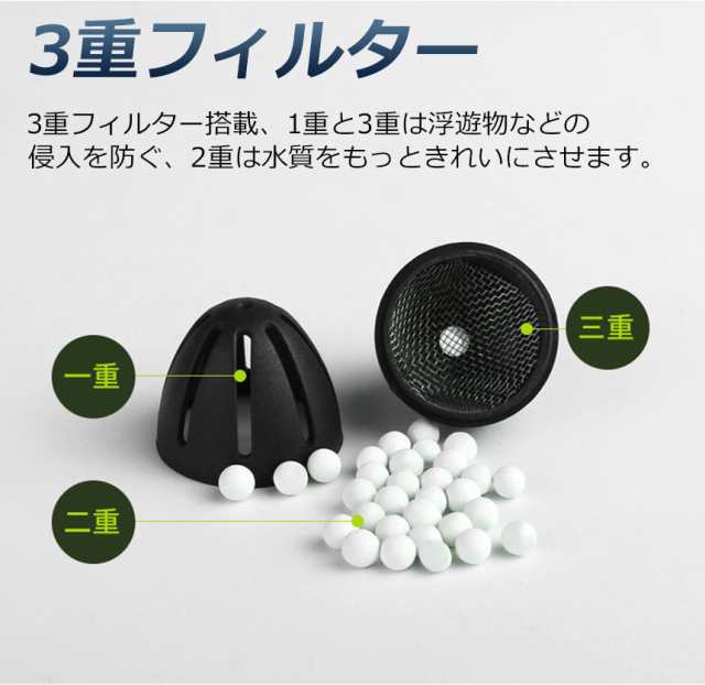 ポンプ エアーポンプ ウォーターポンプ 2台セット 給水ポンプ 小型 一体化 充電式 LEDランプ付き 揚水 排水 釣り 水槽｜au PAY マーケット