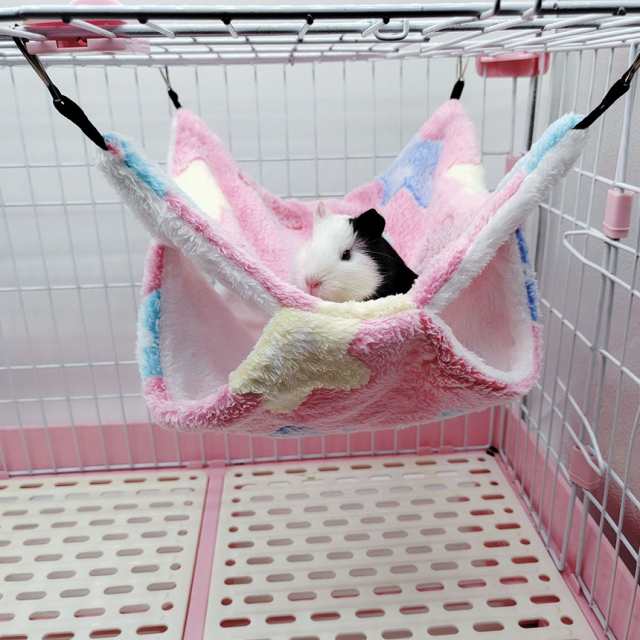 小動物 ゲージ ベッド ハンモック 4枚セット 小動物ハンモック